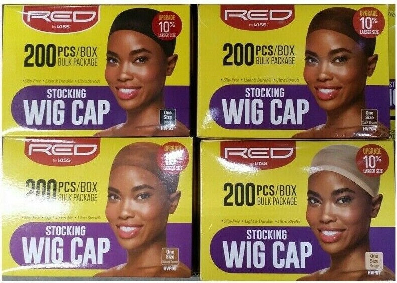 Red By Kiss Stocking Wig Cap Black-Owned Natural Beauty Products.