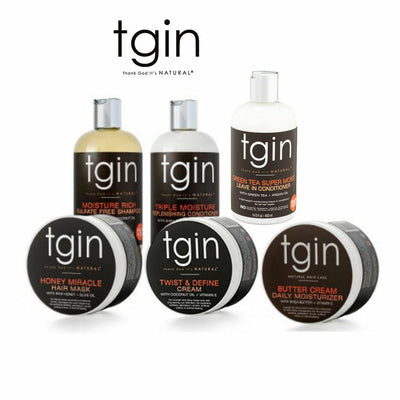 Tgin Natural Hair Care Products Black-Owned Natural Beauty Products.