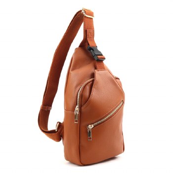 Leather Sling Backpack