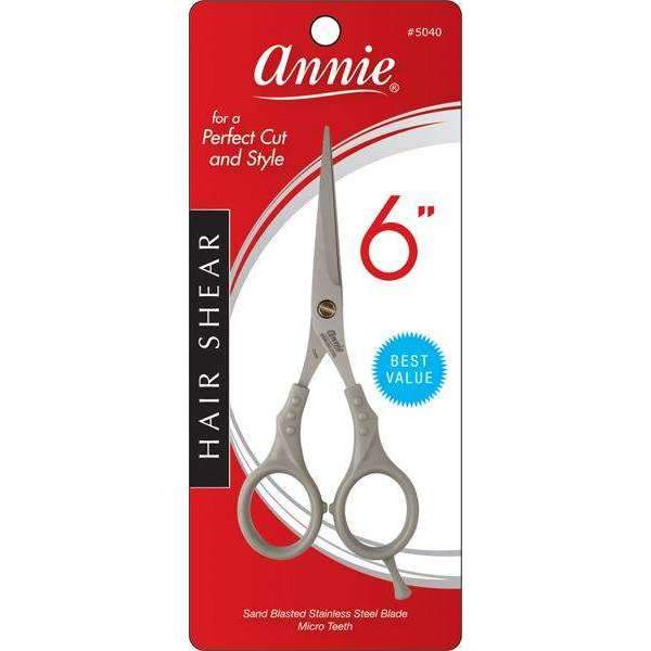 Annie Sand Blasted Stainless Steel Shears 6" Grey 5040