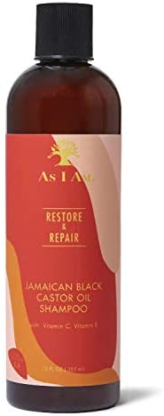 As I am Jamaican Black Castor Oil Shampoo 12 oz Black-Owned Natural Beauty Products.