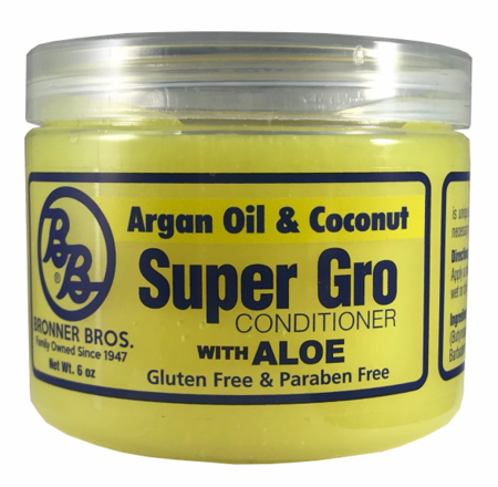 BB Bronner Brothers Argan Oil & Coconut Super Gro  6 oz