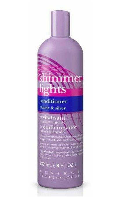 Clairol Shimmer Lights Purple Conditioner for Blonde & Silver 8 Oz