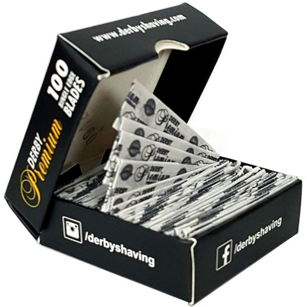 Derby Premium Single Edge Razor Blades 100 Blades