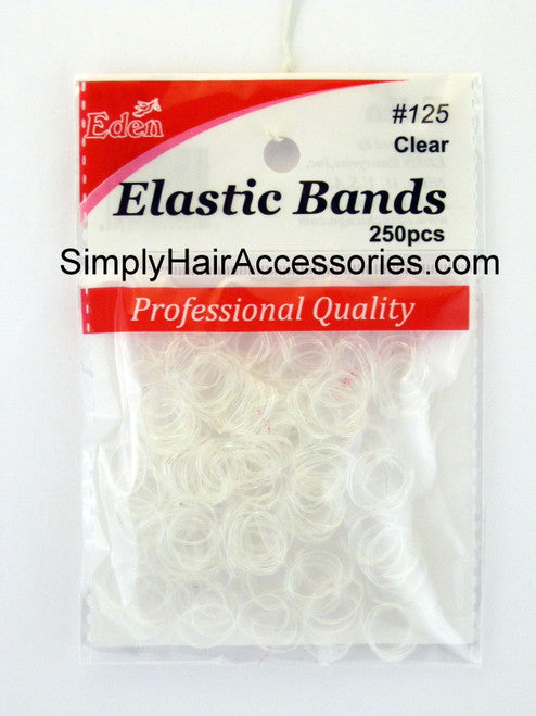 Clear Elastic Bands 250 Eden 