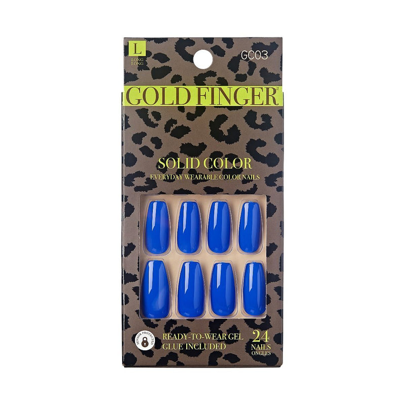 Kiss Gold Finger Press on Nails GC03