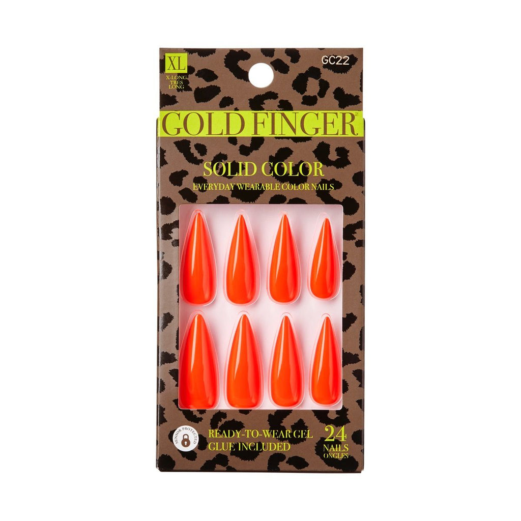 Buy Kiss Gold Finger Full cover nails (GF93) Online at Low Prices in India  - Amazon.in