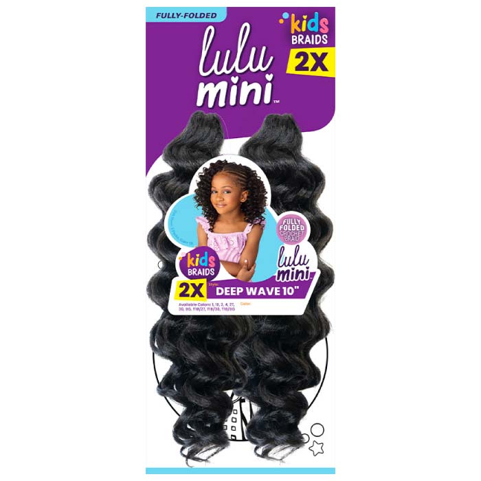 Lulu Mini Deep Wave Crochet Hair 10"
