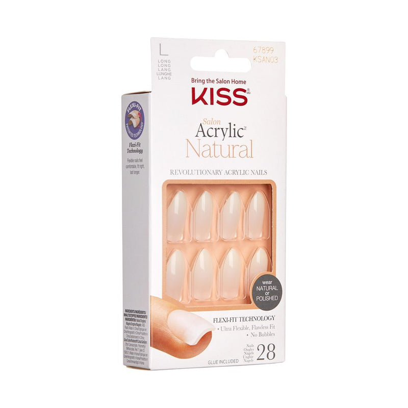 Kiss Acrylic Natural Acrylic Nails KSAN03
