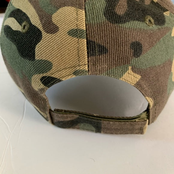 Camoflauge Army Velcro Hat