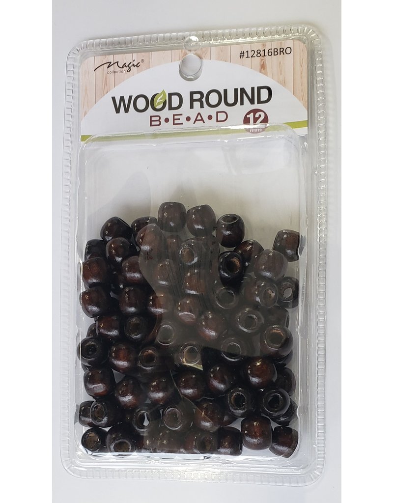 Magic Collection Round Wooden Beads Assorted