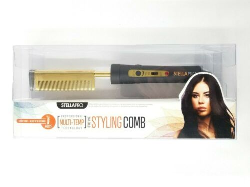 Stellapro Professional Multi-Temp 24K Gold Finish Electric Power Styling Comb