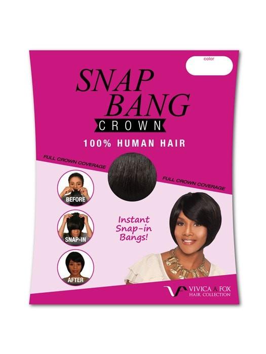 Vivica Fox Snap Bang Crown | Human Hair Bang (Clip In)