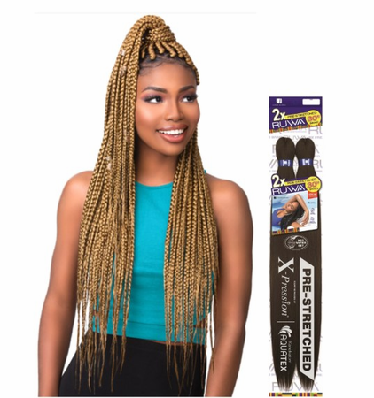Sensationnel African Collection 2X Pre-Stretched Ruwa 30" Braids Synthetic